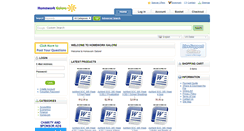 Desktop Screenshot of homeworkgalore.com