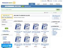 Tablet Screenshot of homeworkgalore.com